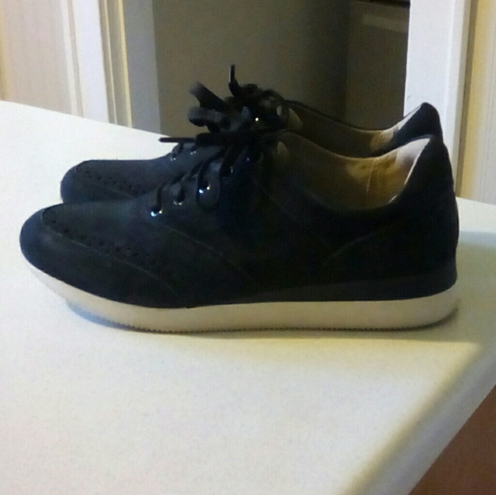 Suede sneakers